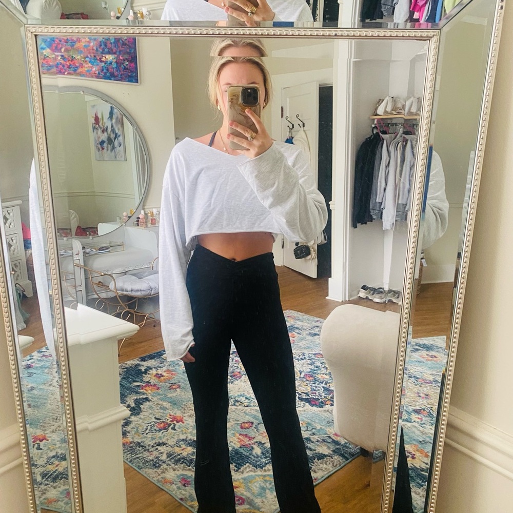 SHEIN Heather Gray Off-the-Shoulder Sweater
